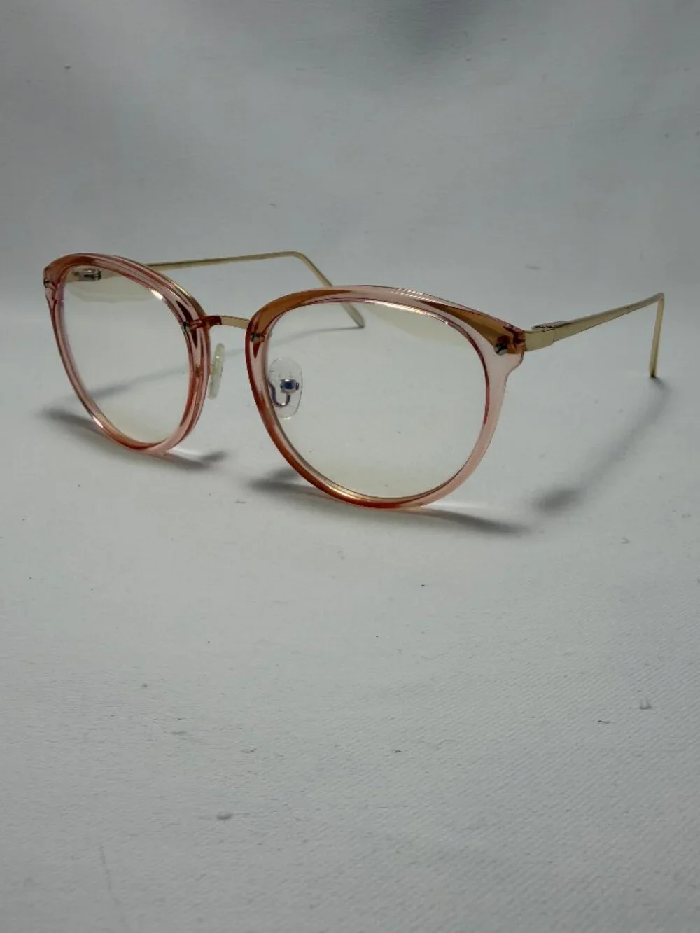 TIJN Pink Clear Eyeglasses Frames Only